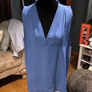 Vince Camuto Blue Sleeveless Top